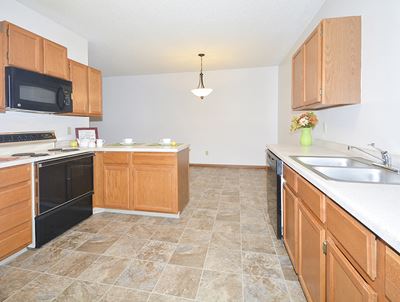 Large Kitchen Cabinet Space